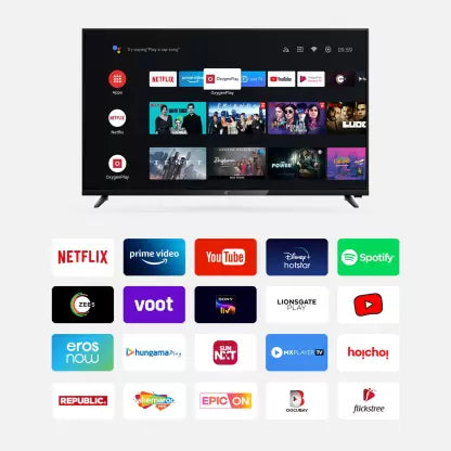 OnePlus 108 cm (43 inch) Full HD Android Smart LED TV with Dolby Audio Surround Sound Technology, 43Y1S Edge