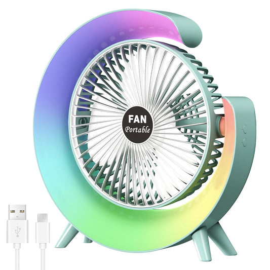 Colorful Mini Desktop Fan