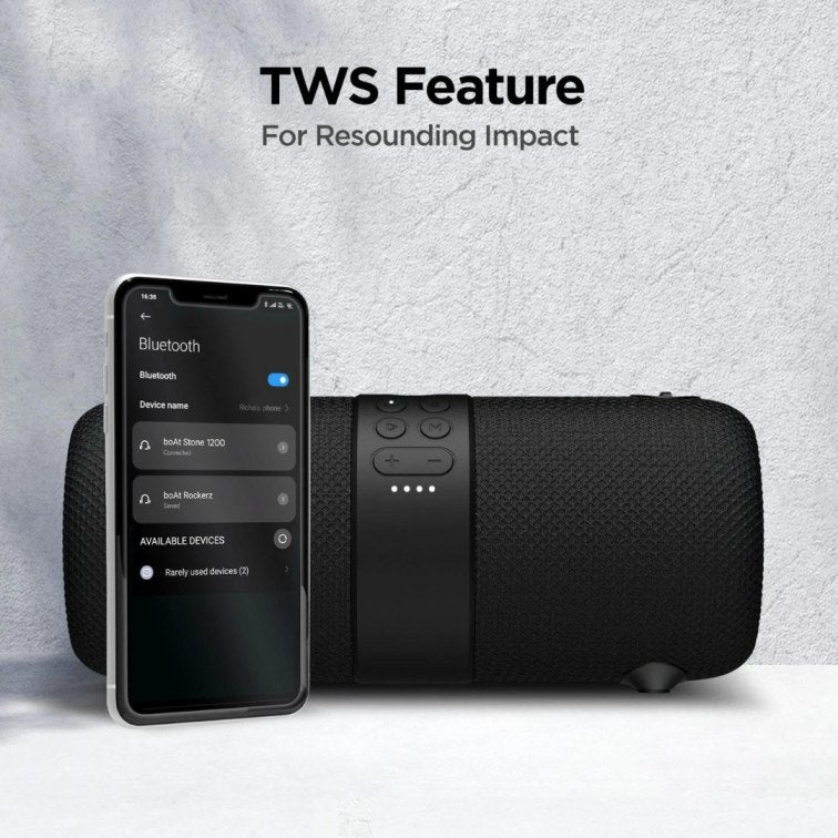 boAt Stone 1208 with upto 9 Hours Battery and True Wireless Feature 14 W Bluetooth Speaker