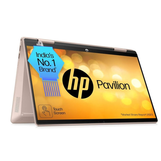 HP Pavilion x360, 12th Gen Intel Core i5,16GB RAM/512GB SSD 14-inch(35.6 cm) FHD, Multitouch, Micro-Edge Display/Alexa/Win 11/Intel Iris Xe Graphics/5MP.