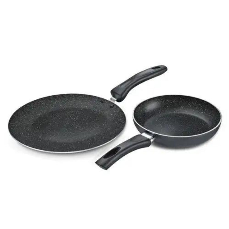 Mr. Light 4 in one combo |Aluminium 3 Pcs Set- Tawa, Fry Pan & Kadai with 1 Glass Lid