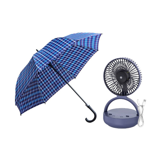 Folding Storage Lamp Fan and Umbrella