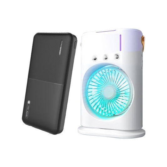 Single Head Spry Fan and Power Bank