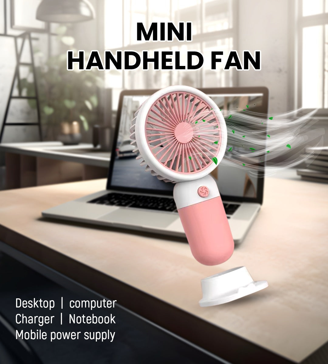 Mini Hand Fan, Powerful Handheld Fan