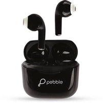 Pebble PTWE06 WHITE WIRELESS EARPHONES Bluetooth Headset (White, In the Ear)