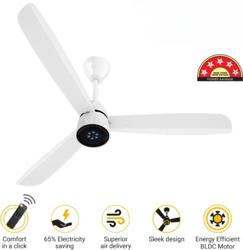 Mr Light BLDC Ceiling Fan ,S1 Remote RF Timer 5 Speed Control