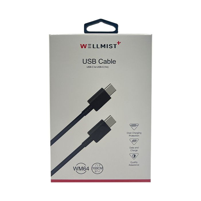 Wellmist Usb-c To USB -c Data Cable, Quality Assurance USB cable (WM64)