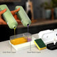 3 in 1 Soap Pump Dispenser Dish Soap Liquid Dispenser Sponge Holder Dish Soap Pump Dispenser for Kitchen Sink Countertop Kitchen Bathroom (Purple)