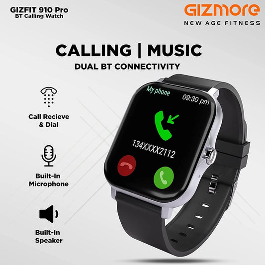 GIZMORE GIZFIT 910 PRO Bluetooth Calling Smartwatch