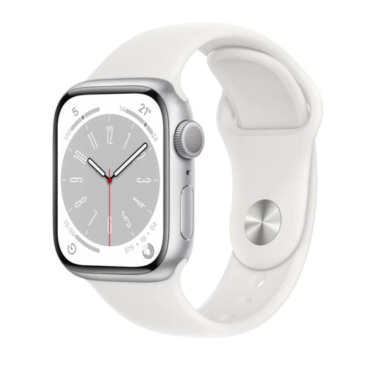 Apple Watch Series 8 [GPS 45 mm] smart watch w/Midnight Aluminium Case with Midnight Sport Band.