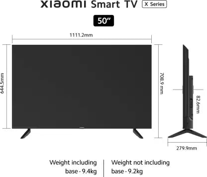 Mi X Series 125 cm (50 inch) Ultra HD (4K) LED Smart Android TV with Dolby Vision & 30W Dolby Audio (2022 Model)