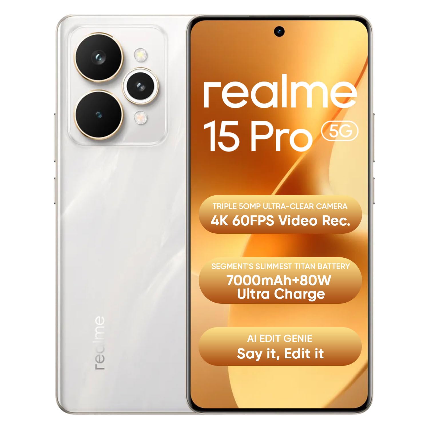 612-vlQTfyL._SL1500_ realme 15 Pro 5G Smartphone 8+256GB - Image 1