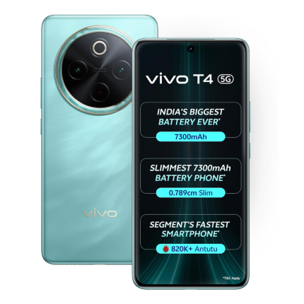 VIVO T4 5G (Emerald Blaze, 8GB RAM+128GB Storage)